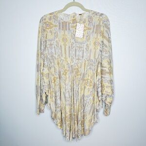 Free People - Bohemian Print Long Sleeve Blouse